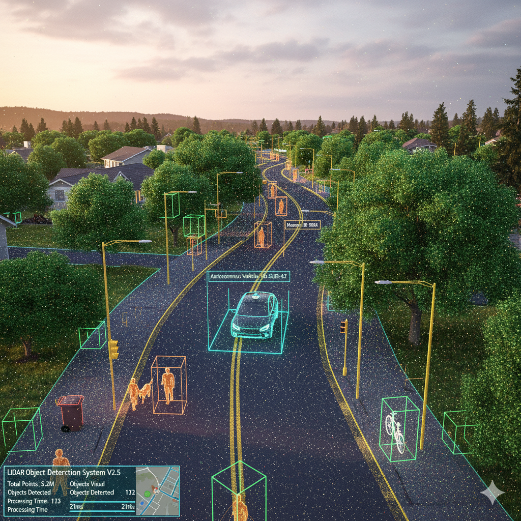 LiDAR 3D Bounding Boxes